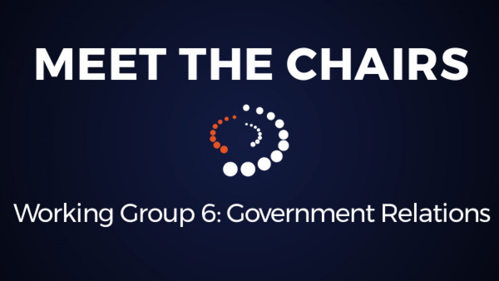 Meet the Chairs: Government Relations Working Group